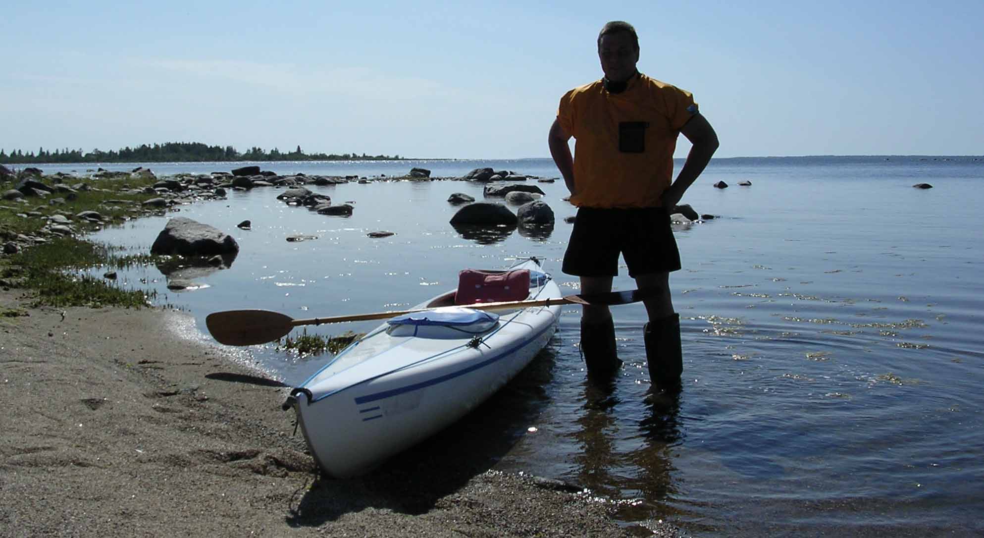 Peter Lohmander and Kayak